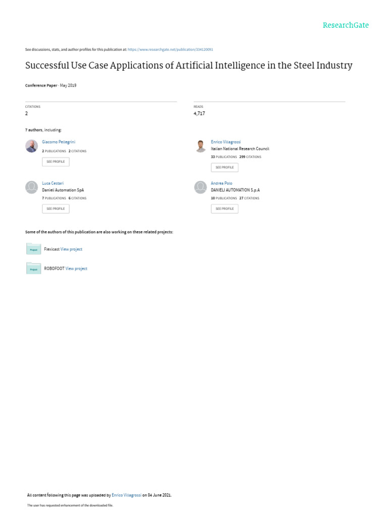 Aistech 2019 successful use case applications of artificial