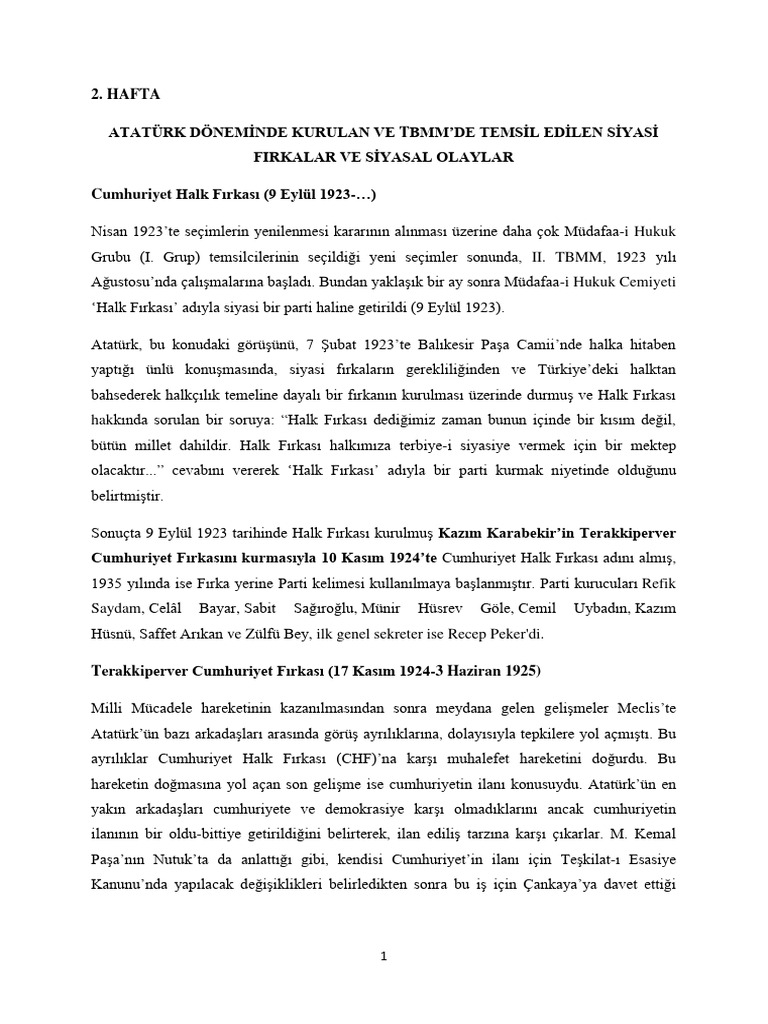 2 Hafta | PDF