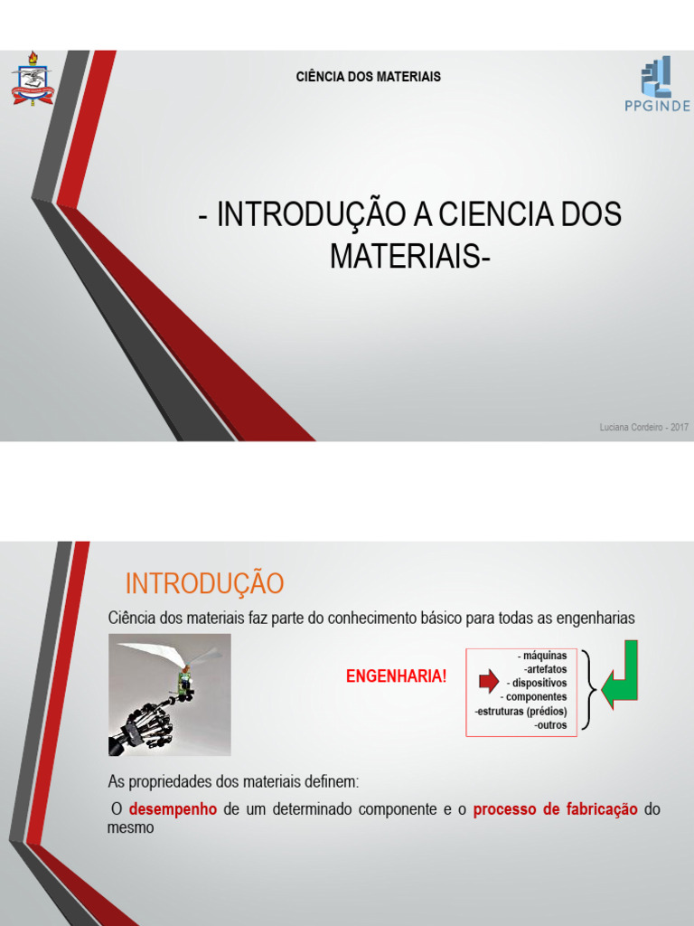 Aula 1 - 0 - 06 - 03 | PDF | Material composto | Liga