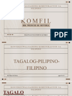 Komfil - Tagalog Pilipino Filipino