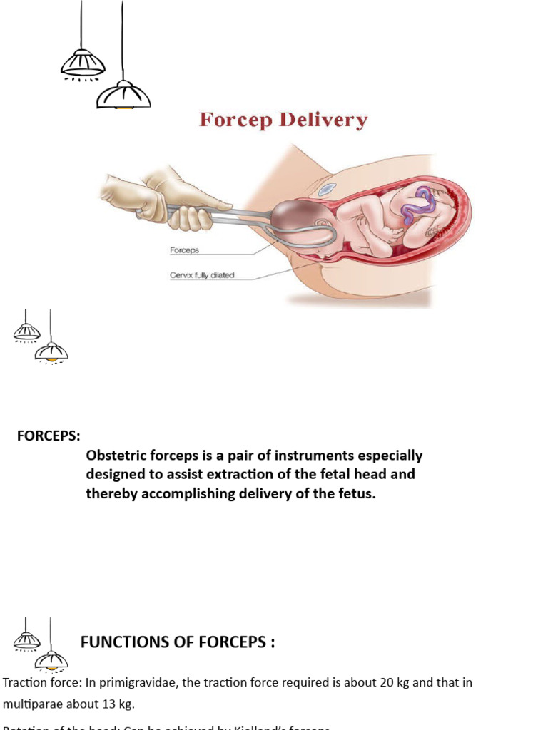 Obstetric Forceps Guide | PDF | Childbirth | Medical Specialties