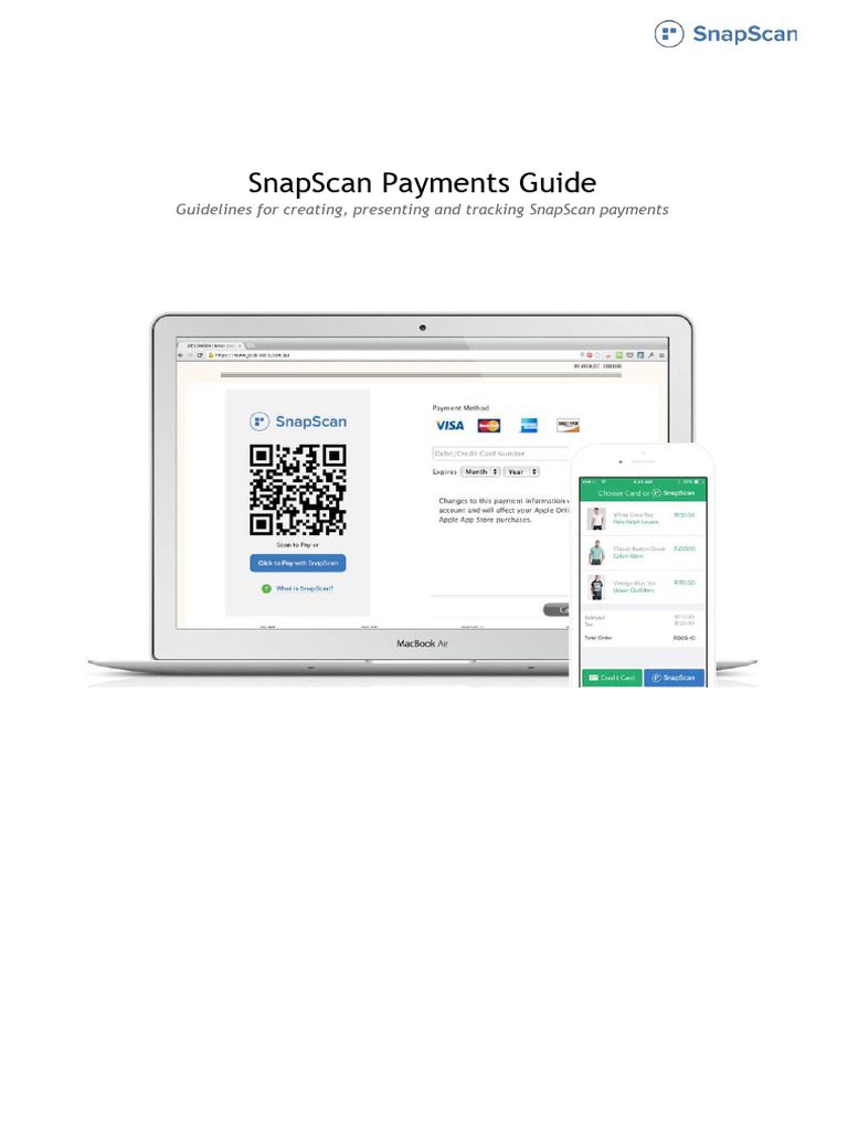 SnapScan Payment Processing Guide | PDF | Qr Code | World Wide Web