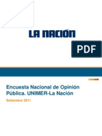 Encuesta Unimer-La Nación