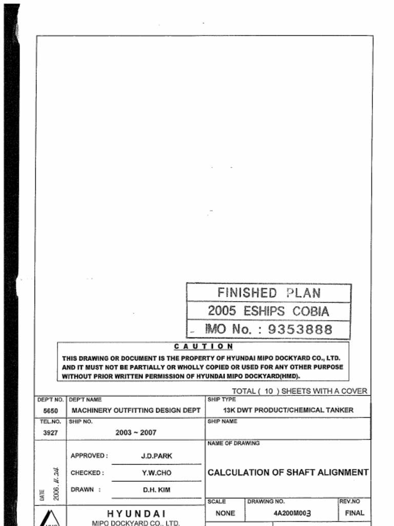 M 19 Calculation of Shaft Alignment PDF