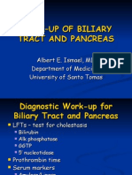 WORK –UP OF BILIARY TRACT AND PANCREAS