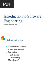 Software Engineering Introduction