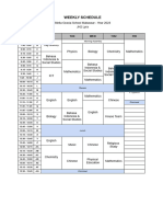 Timetable - Printables 2023 - JH2 Lyra