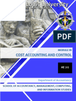 Module 1 Introduction To Cost Accounting