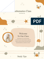 Mathematics Class: With Teacher Anna