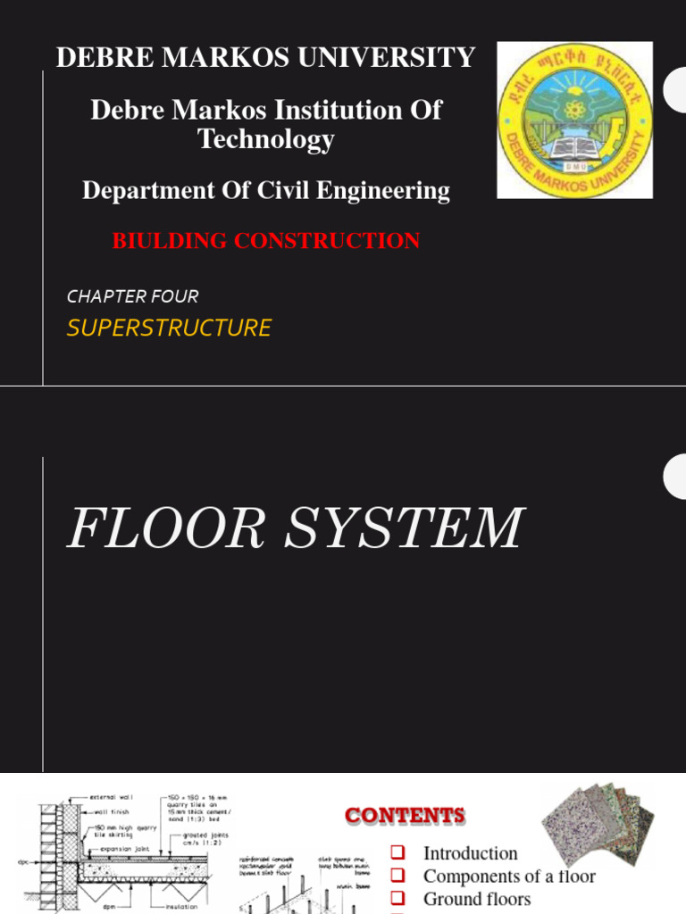 Overview of Floor Systems in Construction | PDF | Concrete | Basement