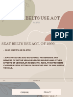 Seat Belts Use Act - Reporter Rich Ashley Pineda
