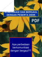 Komunikasi Dan Bergaul DG Pesdik