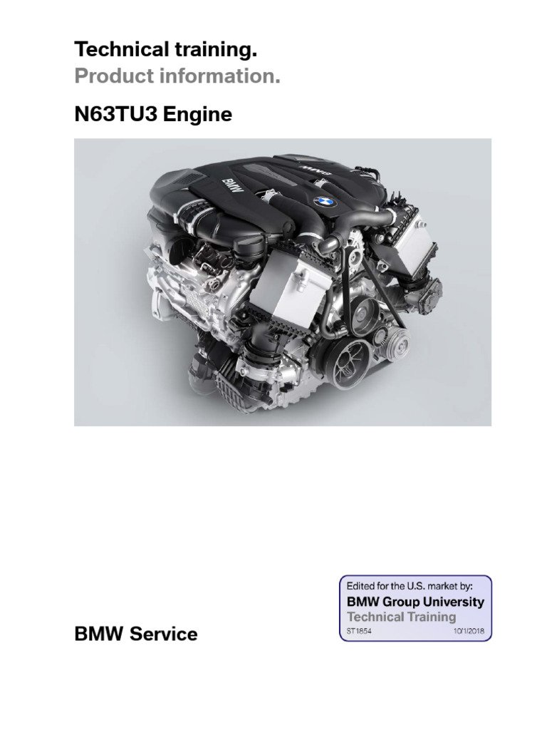 N63TU3 Engine | PDF | Internal Combustion Engine | Piston