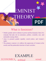 Lesson 1 - Feminist Theory Presentation