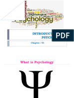 Chap 1 - Intro To Psychology