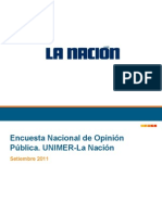 Encuesta Unimer - La Nación