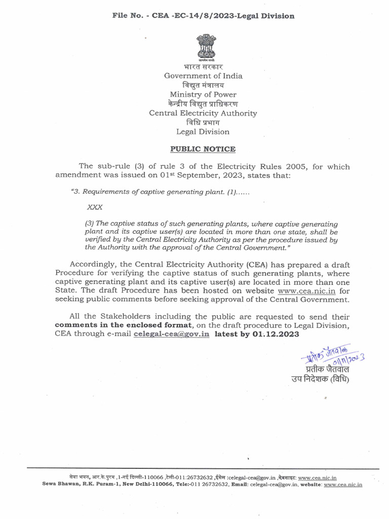 CEA Rules | PDF | Solar Power | Power Station