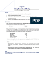 Assignment 4-Activity-Based Product Costing