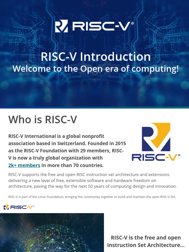 RISC-V: Open Instruction Set Architecture | PDF | Central Processing ...