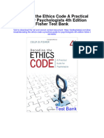 Decoding The Ethics Code A Practical Guide For Psychologists 4th Edition Fisher Test Bank