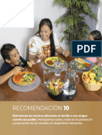 Recomendación Alimentación Población Mexicana 