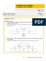 Unit 8 - Algebra Oh Algebra (Lembaran Murid)