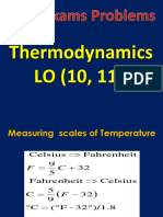 Past Exam Problems of Thermodynamics