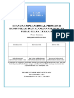 Sop Komunikasi Dan Koordinasi DG Pihak-Pihak Terkait