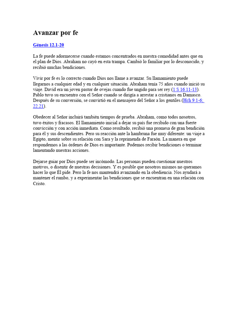 Fe y Obediencia en la Vida Cristiana | PDF | Religión y espiritualidad