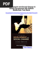 Development and Social Change A Global Perspective 6th Edition Mcmichale Test Bank