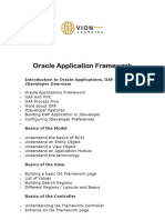 Oracle Applicaton Framework - Updated
