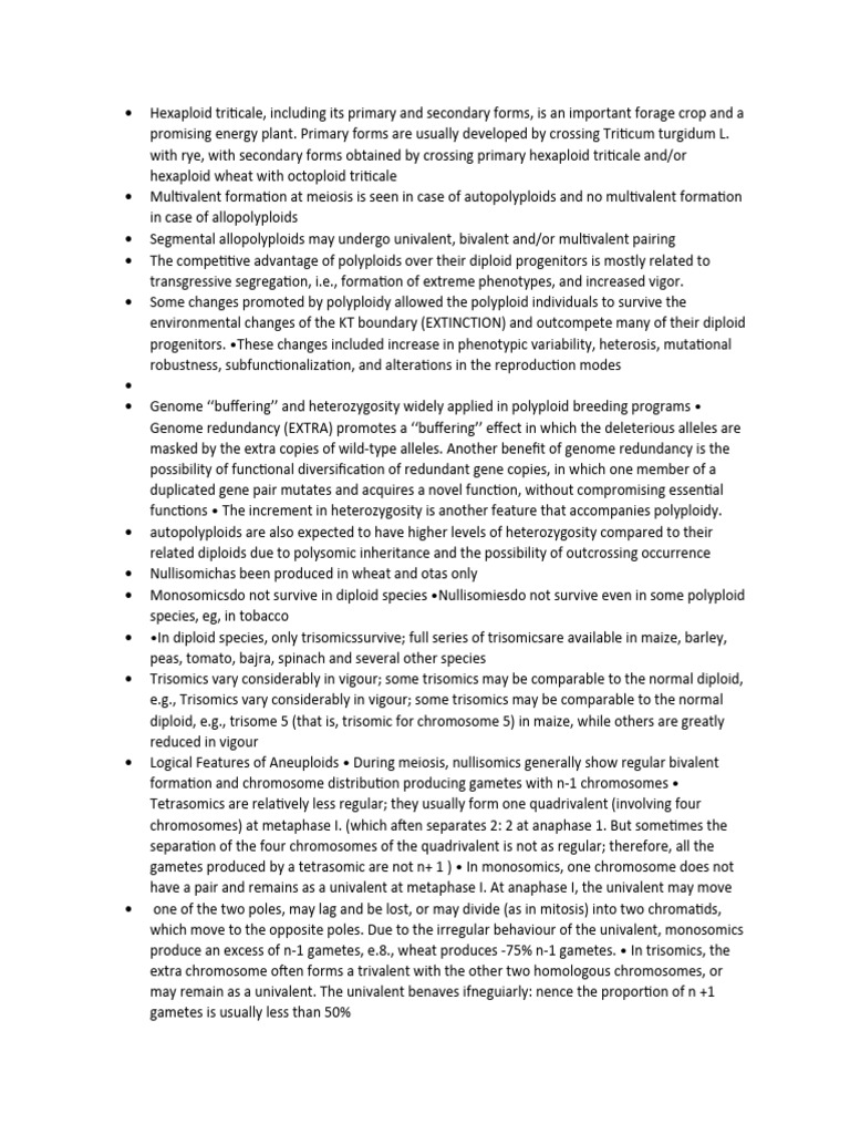 Important Points PDF Chromatin Histone