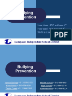 Bullying Prevention Presentation LISD-18-19