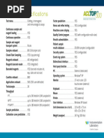 ACL TOP 500 Specifications Sheet