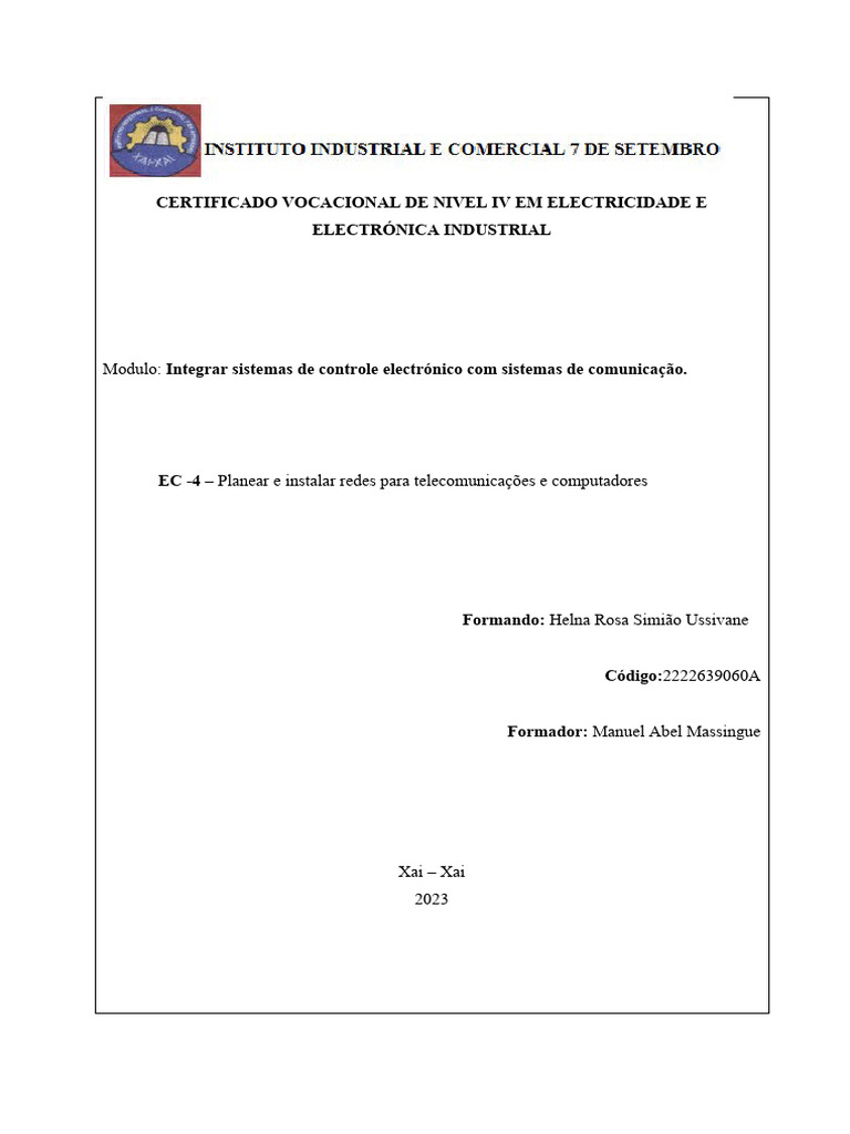 Sumativa - Iscec | PDF | Rede de computadores | Internet