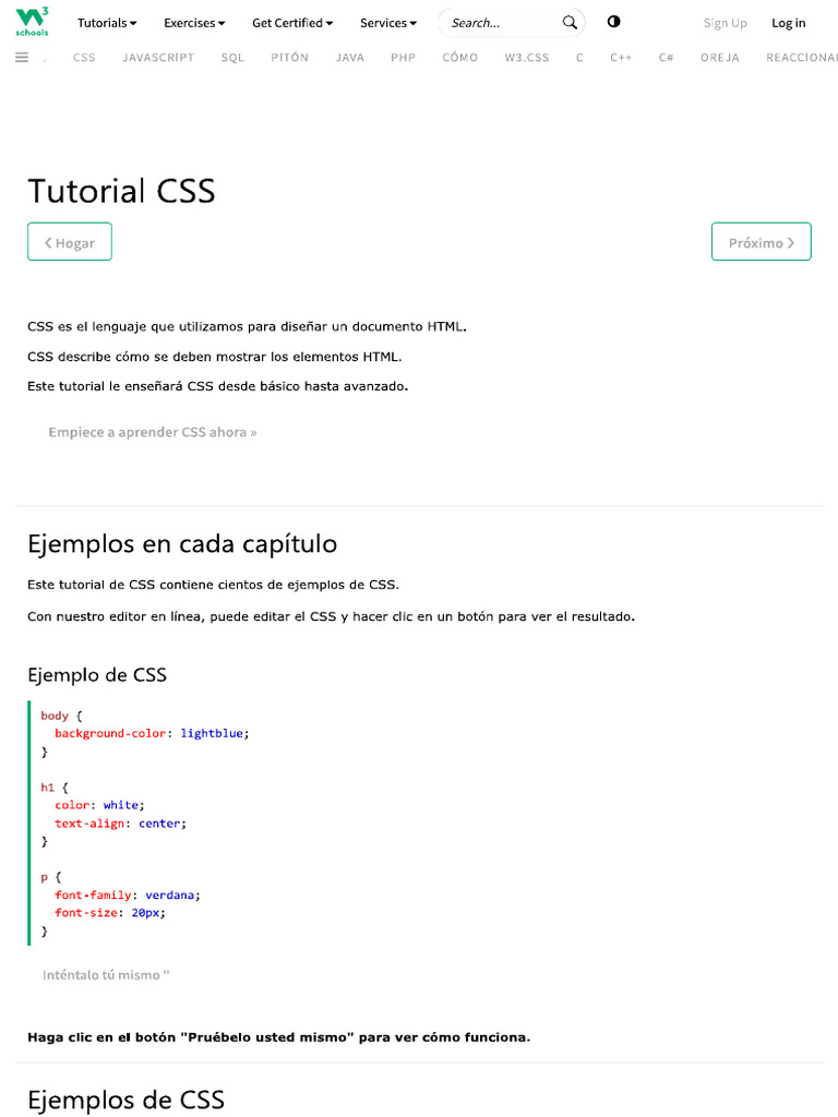 Tutorial CSS | PDF