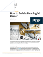 How To Build Meaningful Career