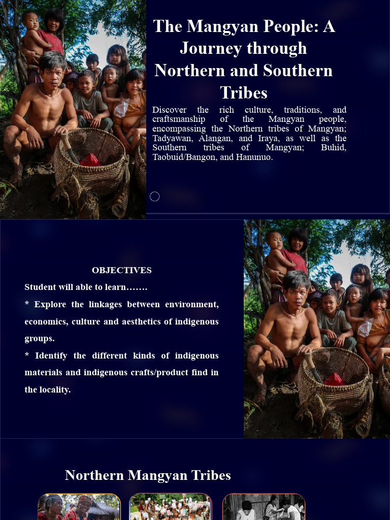The Mangyan People A Journey Through Northern and Southern Tribes PDF