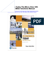 Economics Today The Micro View 18th Edition Miller Solutions Manual