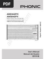 Phonic Am3242fx Operation User S Manual 36