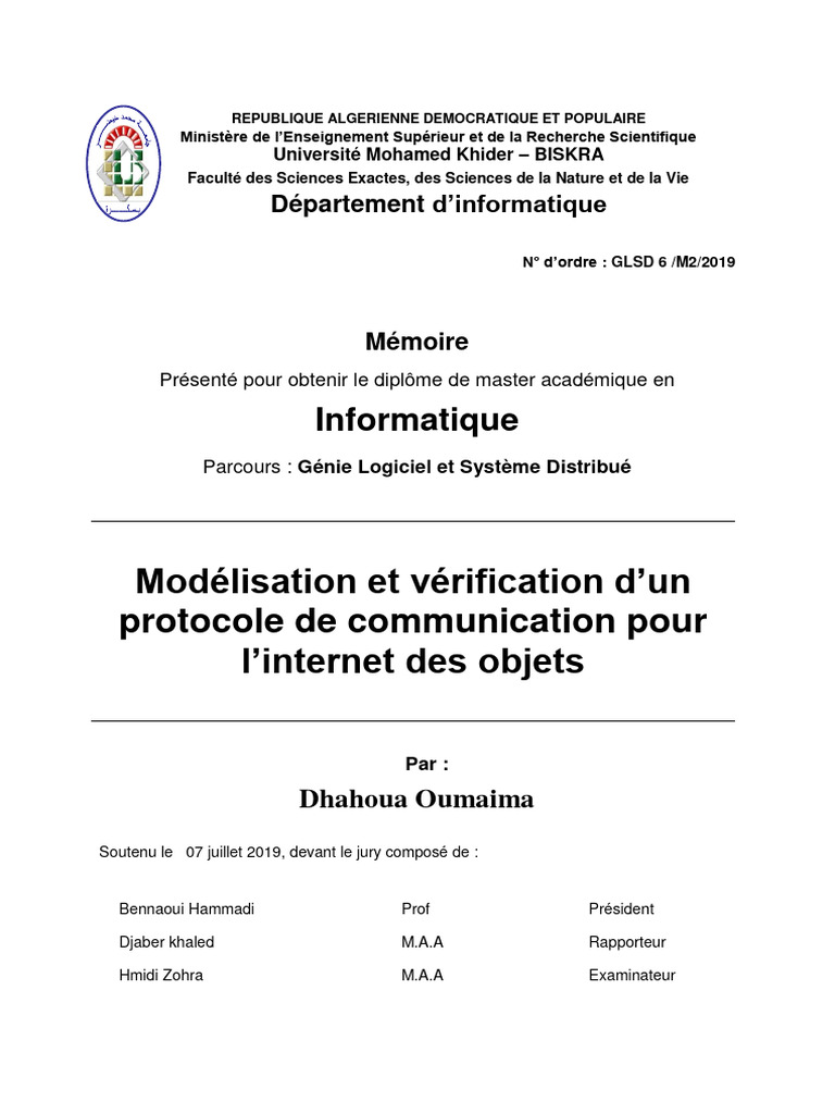 Modélisation du protocole RPL pour IoT | PDF | Internet des objets | Wi-Fi