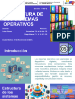 Unidad III, Estructura de Los Sistemas Operativos - Diapositivas