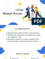 CH 2 The Nature of The Human Person 1 1