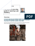 How To Open A Distillery