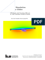 González Simulación Del Flujo Alrededor de Un Planeador