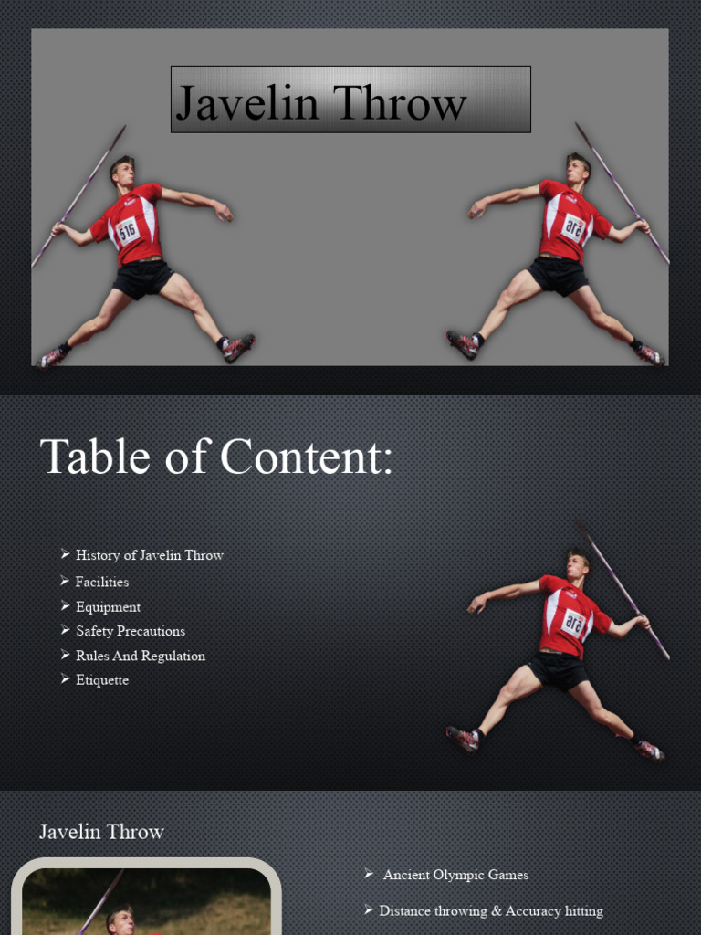 Javelin Throw PDF Track And Field