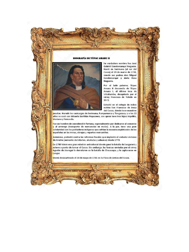 Historia de Tupac Amaru | PDF