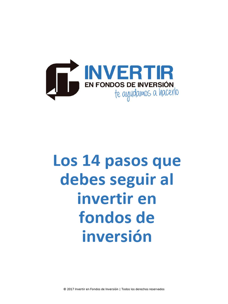 Guía para Invertir en Fondos | PDF | Fondo de inversión | Inversiones