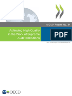 Achieving High Quality in The Work of Supreme Audit Institutions