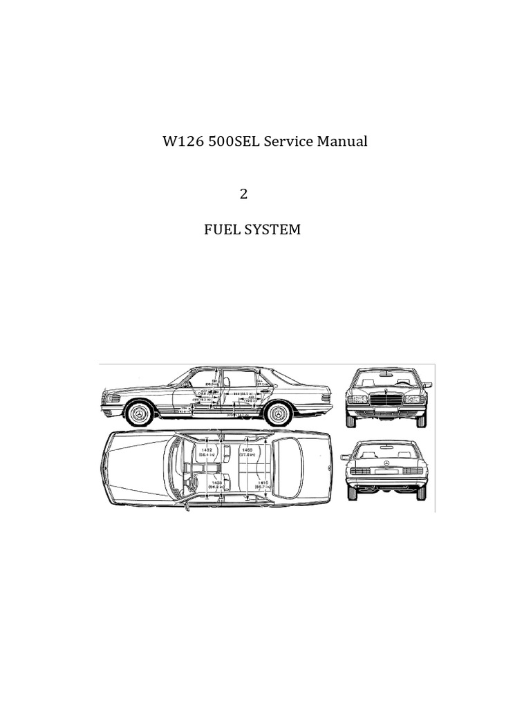 W126 Engine m117 V8 FUEL SYSTEM PDF